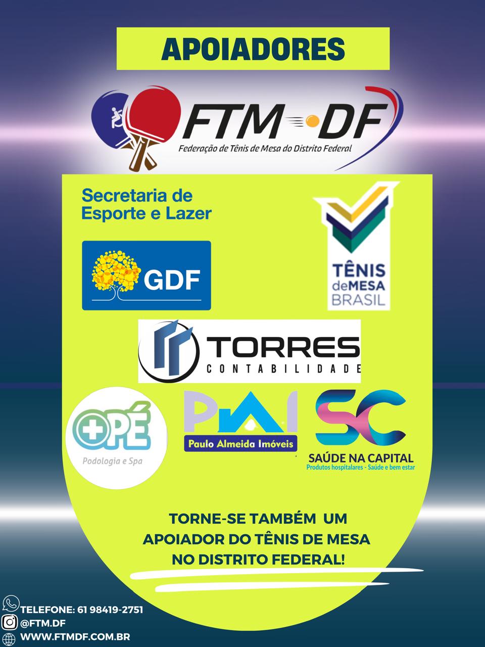SEJA UM APOIADOR FTMDF